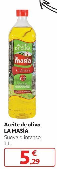 Alcampo Aceite de oliva la masía oferta