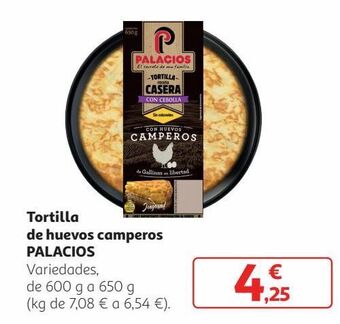 Alcampo Tortilla palacios oferta