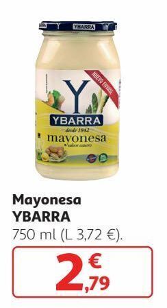 Alcampo Mayonesa ybarra oferta