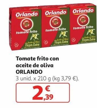 Alcampo Tomate frito orlando oferta
