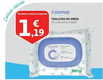 Alcampo Toallitas cosmia oferta