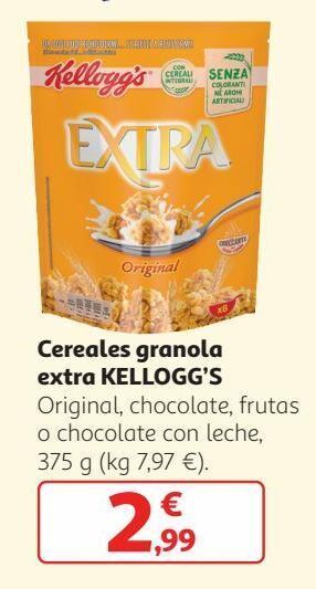 Alcampo Cereales kellogg's oferta