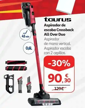 Alcampo Aspirador escoba taurus oferta