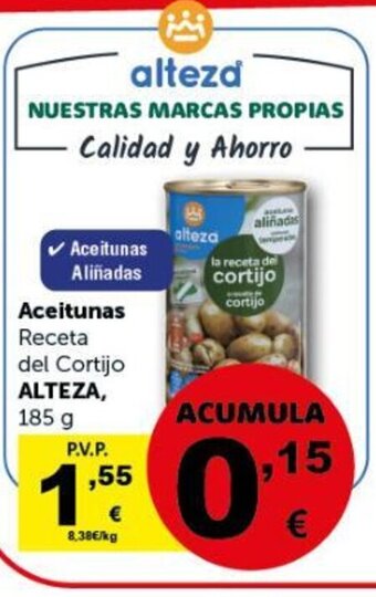Masymas Aceitunas Receta Del Cortijo alteza oferta