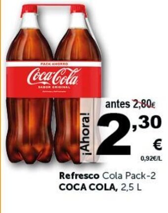 Masymas Refresco Coca Cola oferta