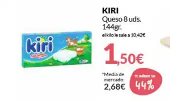 PrimaPrix Kiri Queso 8uds 144gr. oferta
