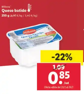 Lidl Queso Batido oferta