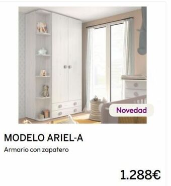 Muebles La Fábrica Modelo ariel-a armario con zapatero novedad 1.288€ oferta