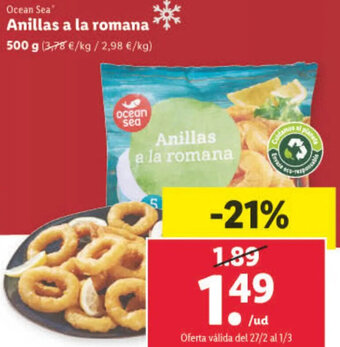 Lidl Anillas A La Romana oferta