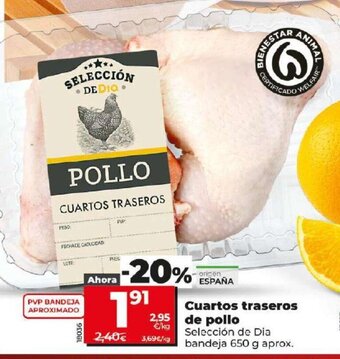 Dia Cuartos Traseros De Pollo oferta