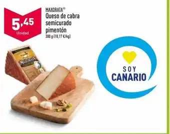 ALDI Queso de cabra semicurado pimentón oferta