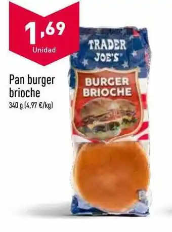ALDI Pan burger brioche oferta