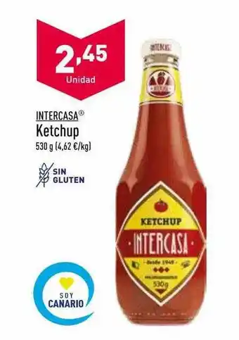ALDI Intercasa ketchup oferta
