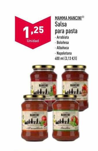 ALDI Salsa para pasta oferta