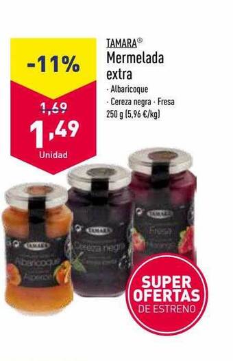 ALDI Tamara mermelada extra oferta