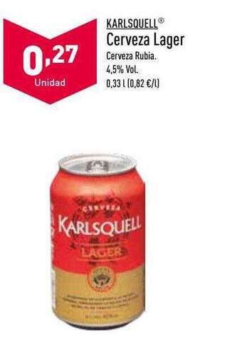 ALDI Cerveza lager oferta