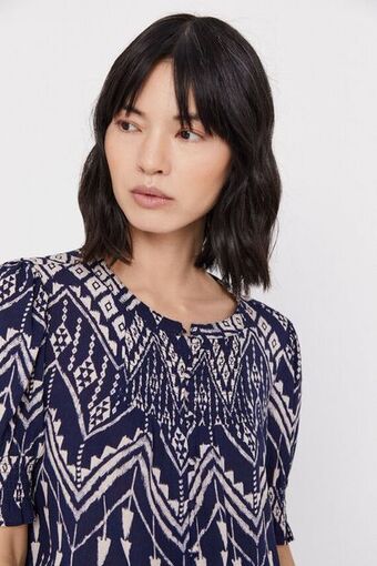 Cortefiel Blusa estampada oferta