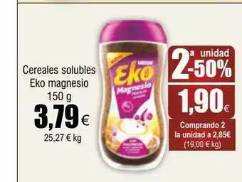 FROIZ 2a unidad -50% cereales solubles eko magnesio oferta