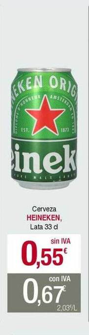 Masymas Cerveza heineken oferta