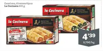 Sorli Canelons, diversos tipus la cocinera oferta