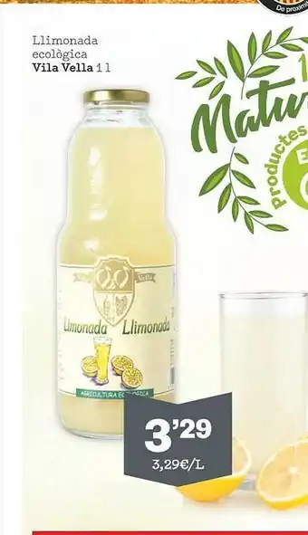 Sorli Llimonada ecològica vila vella oferta