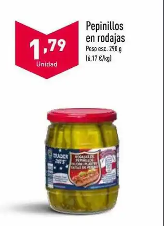 ALDI Pepinillos en rodajas oferta