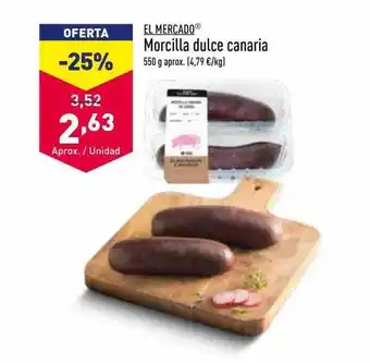 ALDI El mercado morcilla dulce canaria oferta