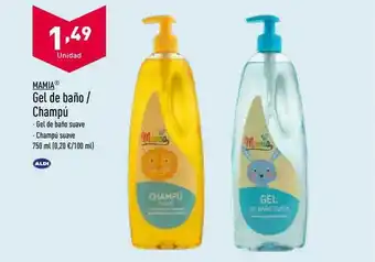 ALDI Gel de baño-champú oferta