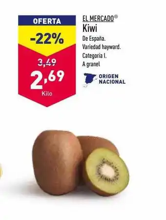 ALDI El mercado kiwi oferta