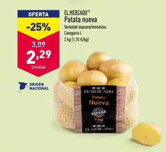ALDI Patata nueva oferta