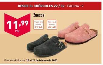 ALDI Zuecos oferta