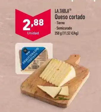 ALDI Queso cortado oferta