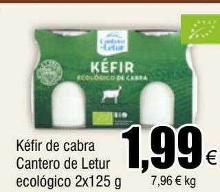 FROIZ Kéfir de cabra cantero de letur ecológico oferta