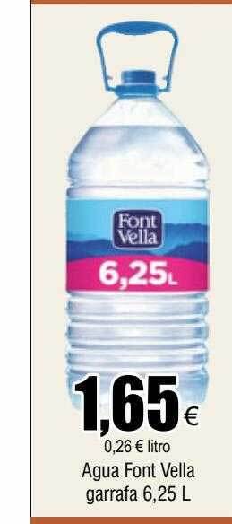 FROIZ Agua font vella garrafa oferta