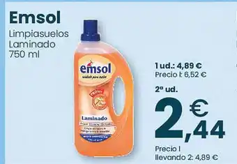 Clarel Emsol limpiasuelos laminado oferta