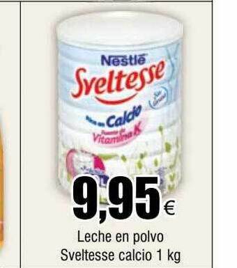 FROIZ Leche en polvo sveltesse calcio oferta