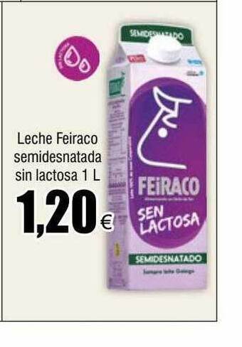 FROIZ Leche feiraco semidesnatada sin lactosa oferta