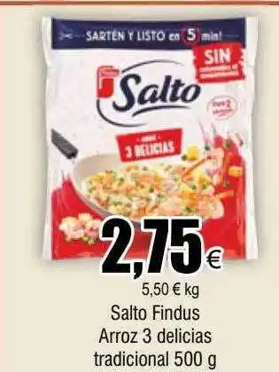 FROIZ Salto findus arroz 3 delicias tradicional oferta