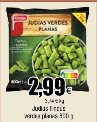 FROIZ Judías findus verdes planas oferta