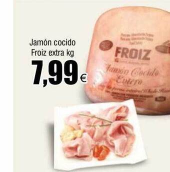 FROIZ Jamón cocido froiz extra oferta