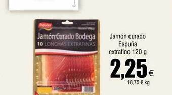 FROIZ Jamón curado espuña extrafino oferta