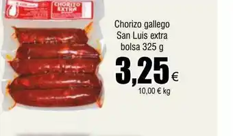 FROIZ Chorizo gallego san luix extra bolsa oferta
