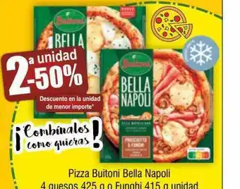 FROIZ Pizza buitoni bella napoli 4 quesos o funghi oferta