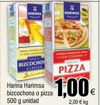 FROIZ Harina harimsa bizcochona o pizza oferta