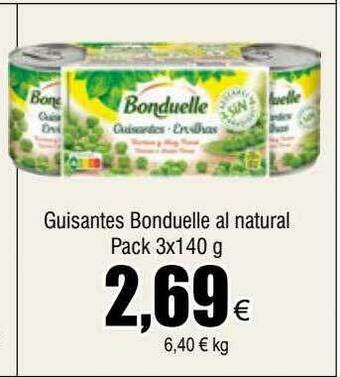 FROIZ Guisantes bonduelle al natural oferta