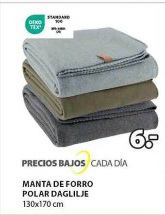 JYSK Manta de forro polar daglilje oferta