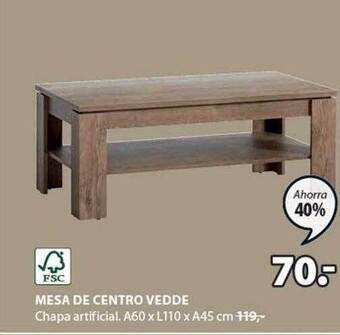 JYSK Mesa de centro vedde oferta