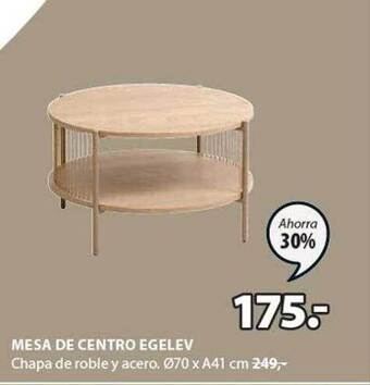 JYSK Mesa de centro egelev oferta
