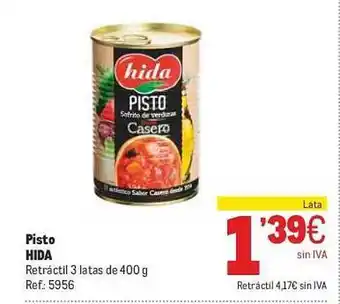 Makro Pisto hidra oferta