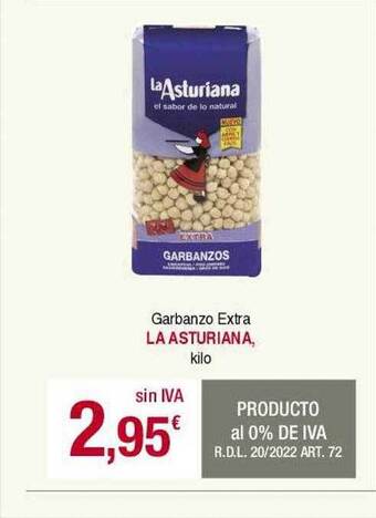 Masymas Garbanzo extra la asturiana oferta